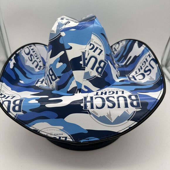 Other - Anheuser Busch Beer Cowboy Hat Beer Box Cardboard One Size Adult NEW!!